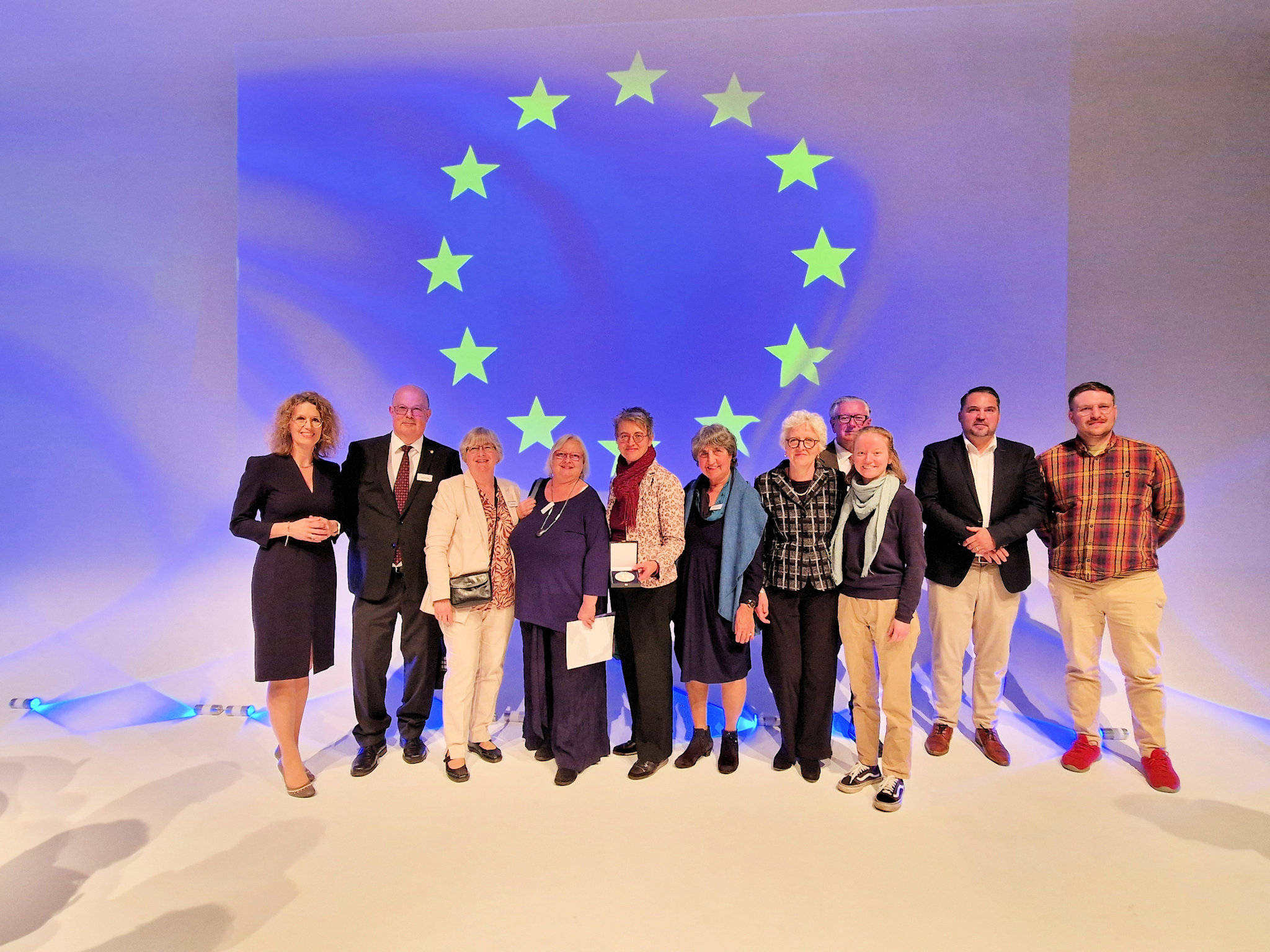 Unsere Delegation nach der Preisverleihung